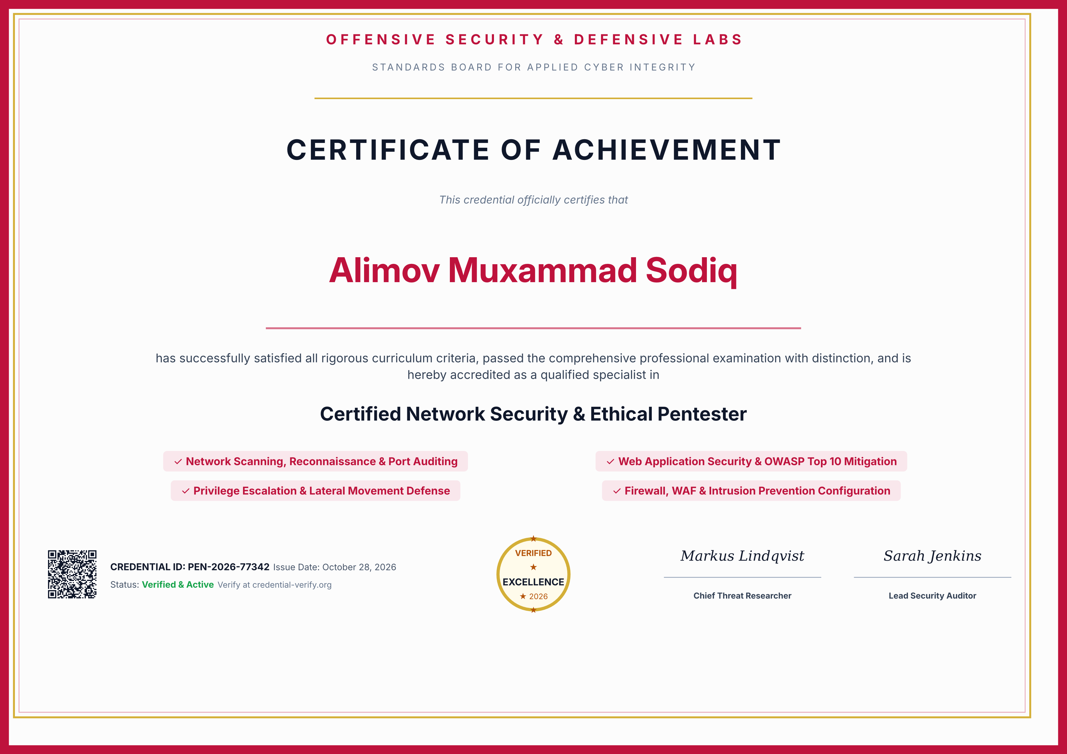 Network Security & Ethical Pentesting