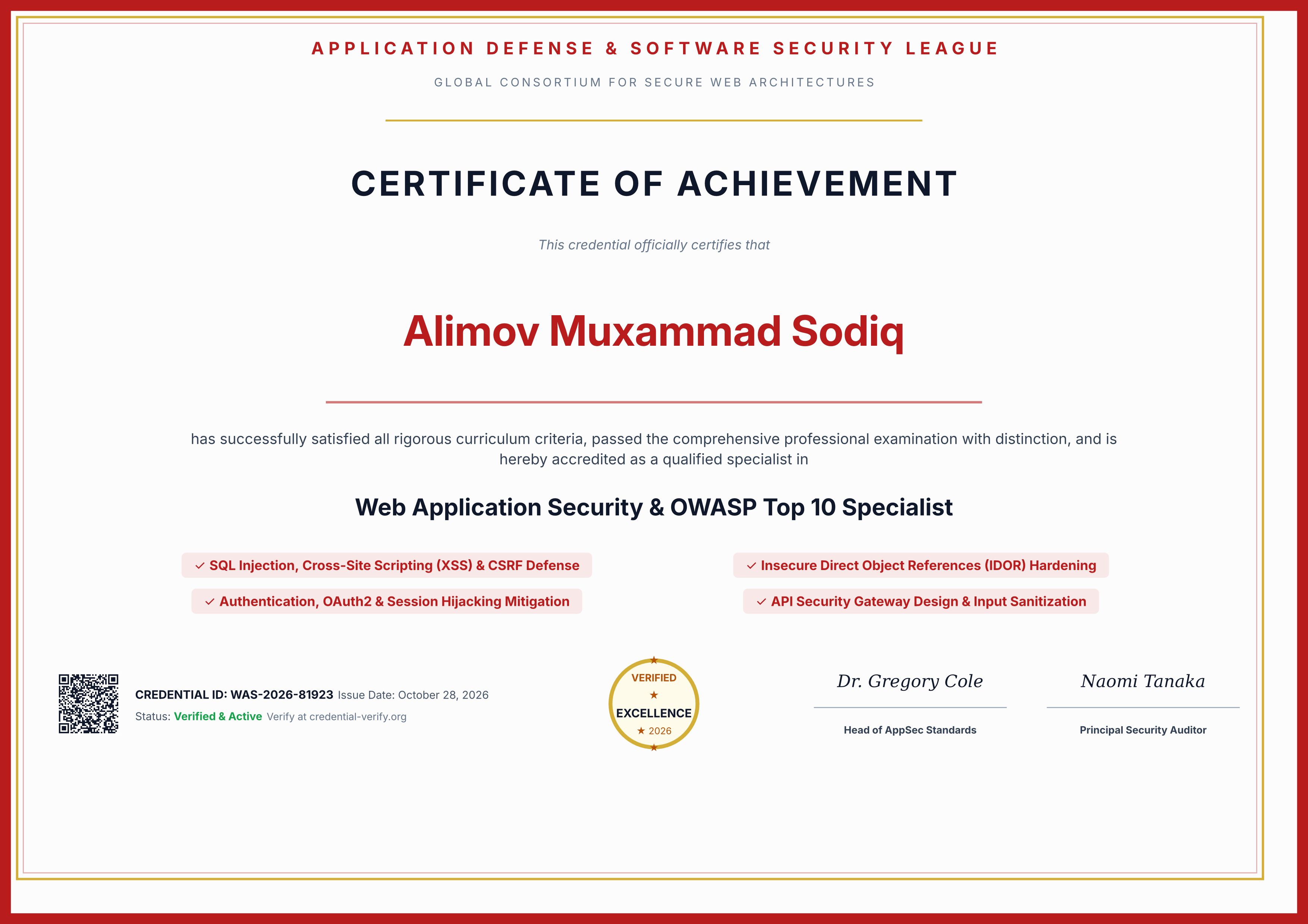 Web App Security & OWASP Top 10