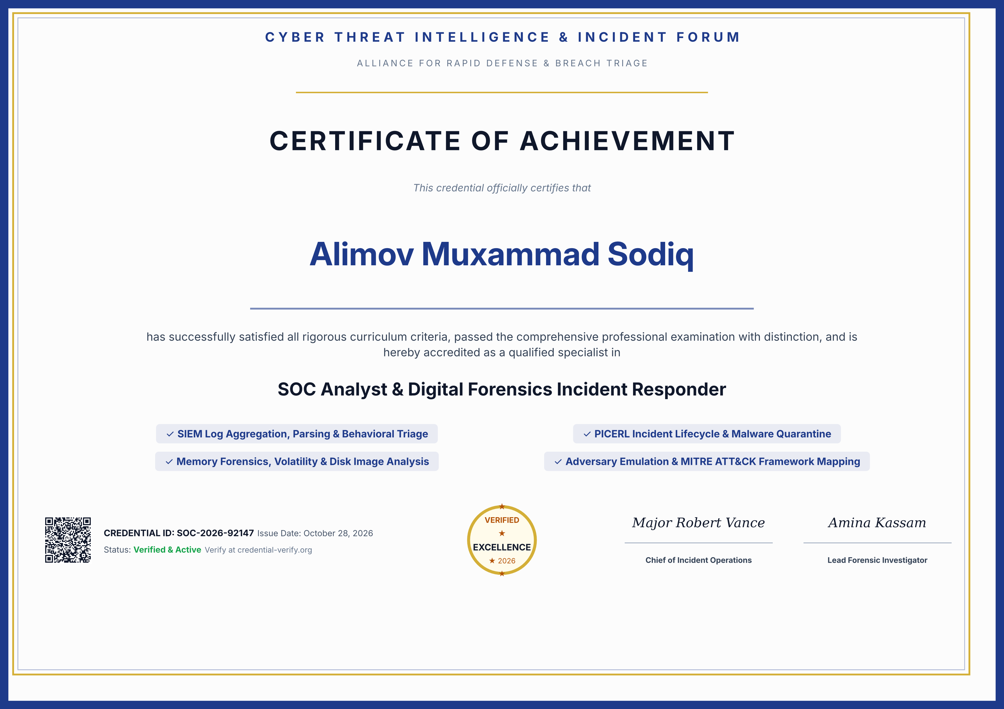 SOC Analyst & Incident Response