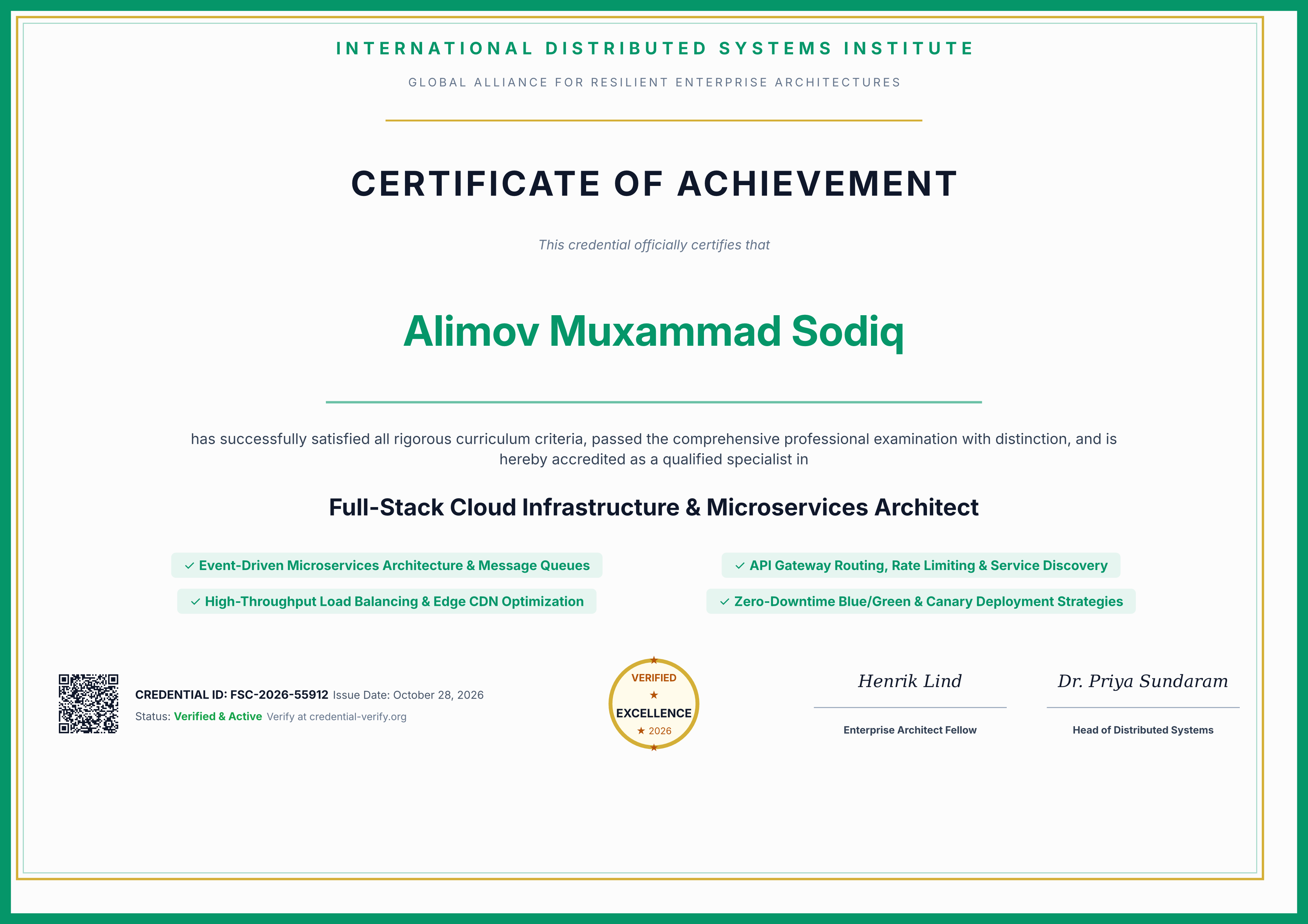 FullStack & Cloud Microservices